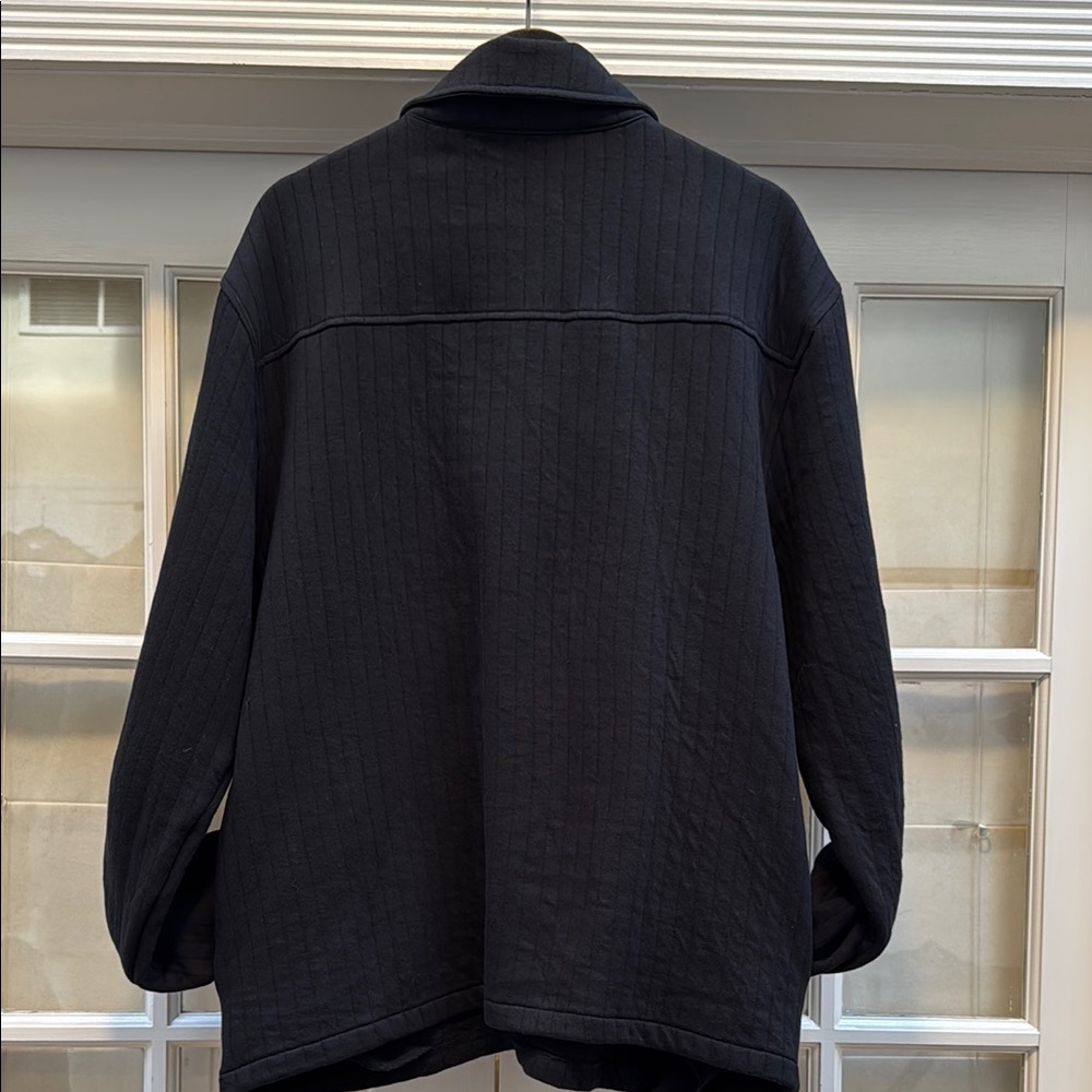 Goodfellow & Co Black Quilted Shacket (Shirt Jacket) - Picture 4 of 4